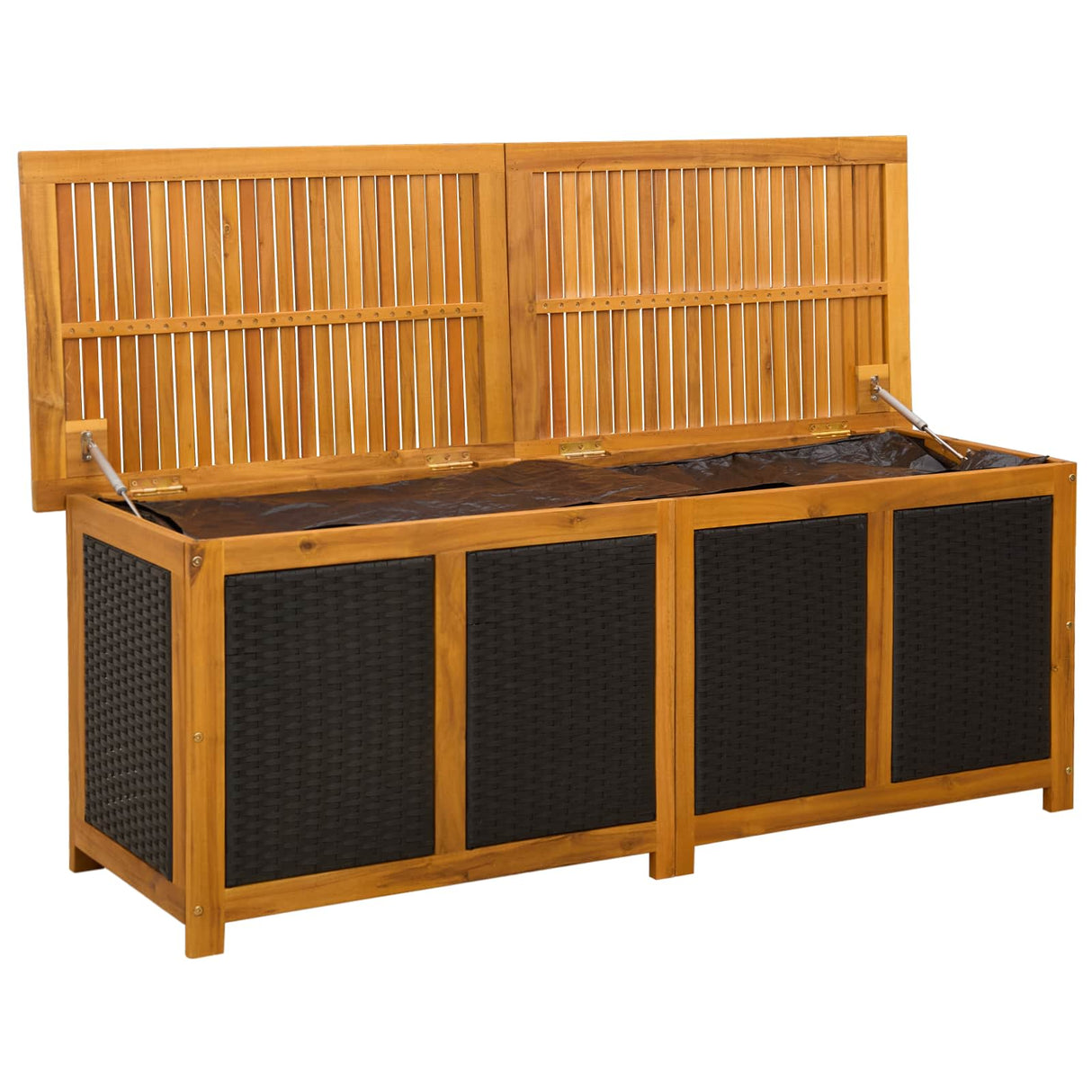 Garden Storage Box 243 L Solid Acacia Wood 150 x 50 x 56 cm