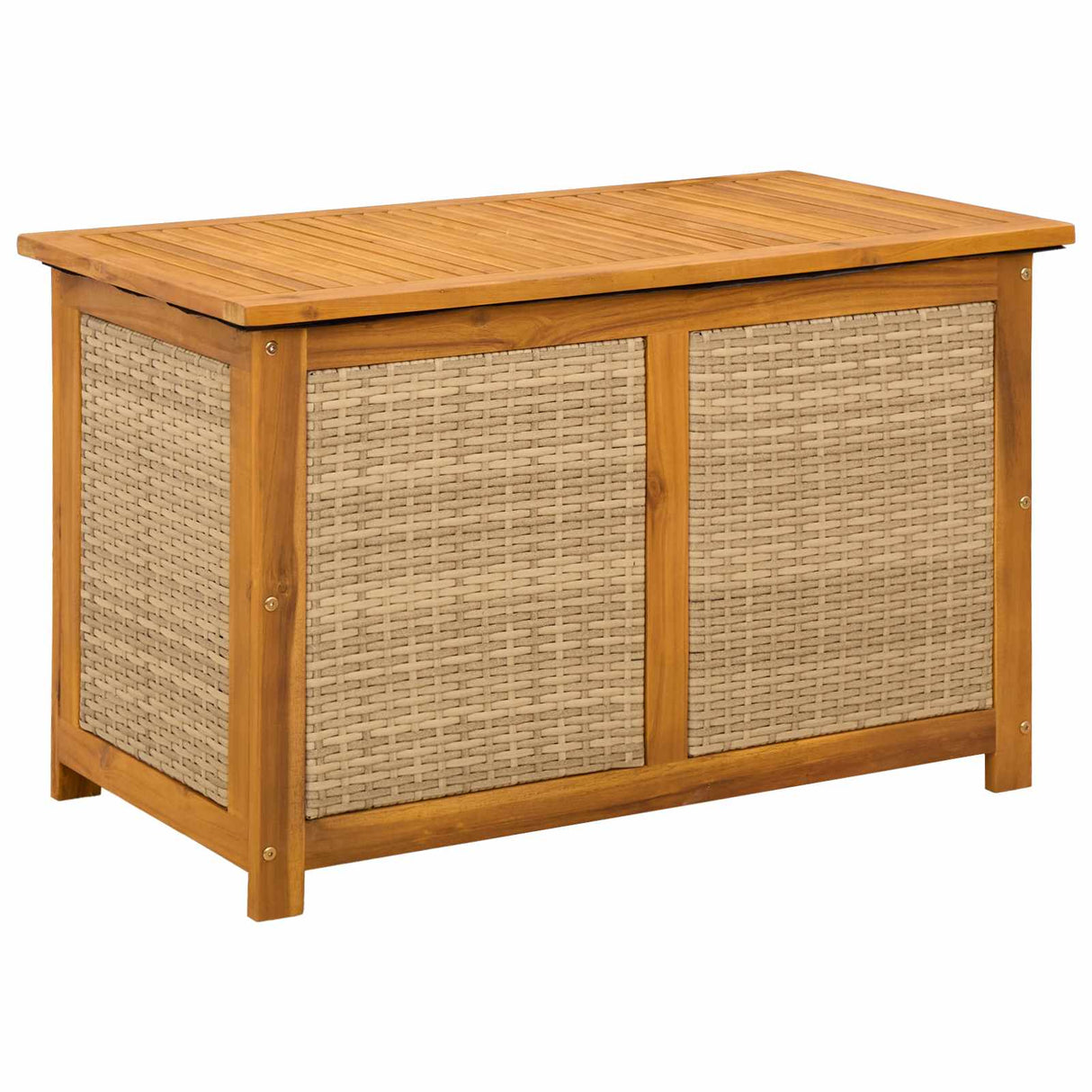 Garden Storage Box 141 L Solid Acacia Wood 90 x 50 x 56 cm