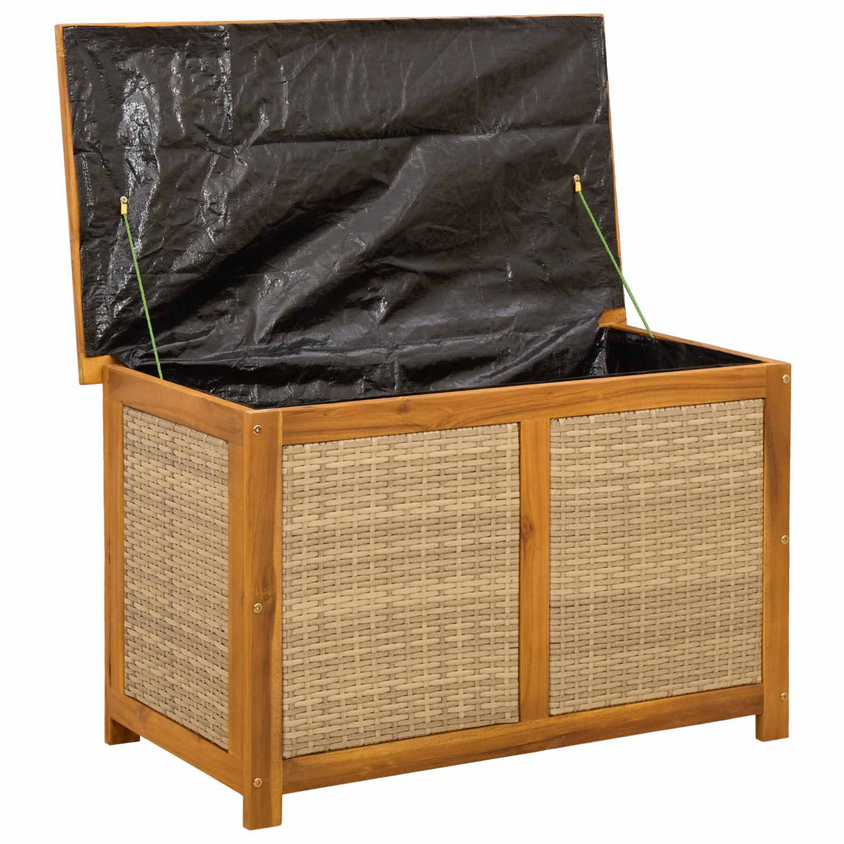 Garden Storage Box 141 L Solid Acacia Wood 90 x 50 x 56 cm