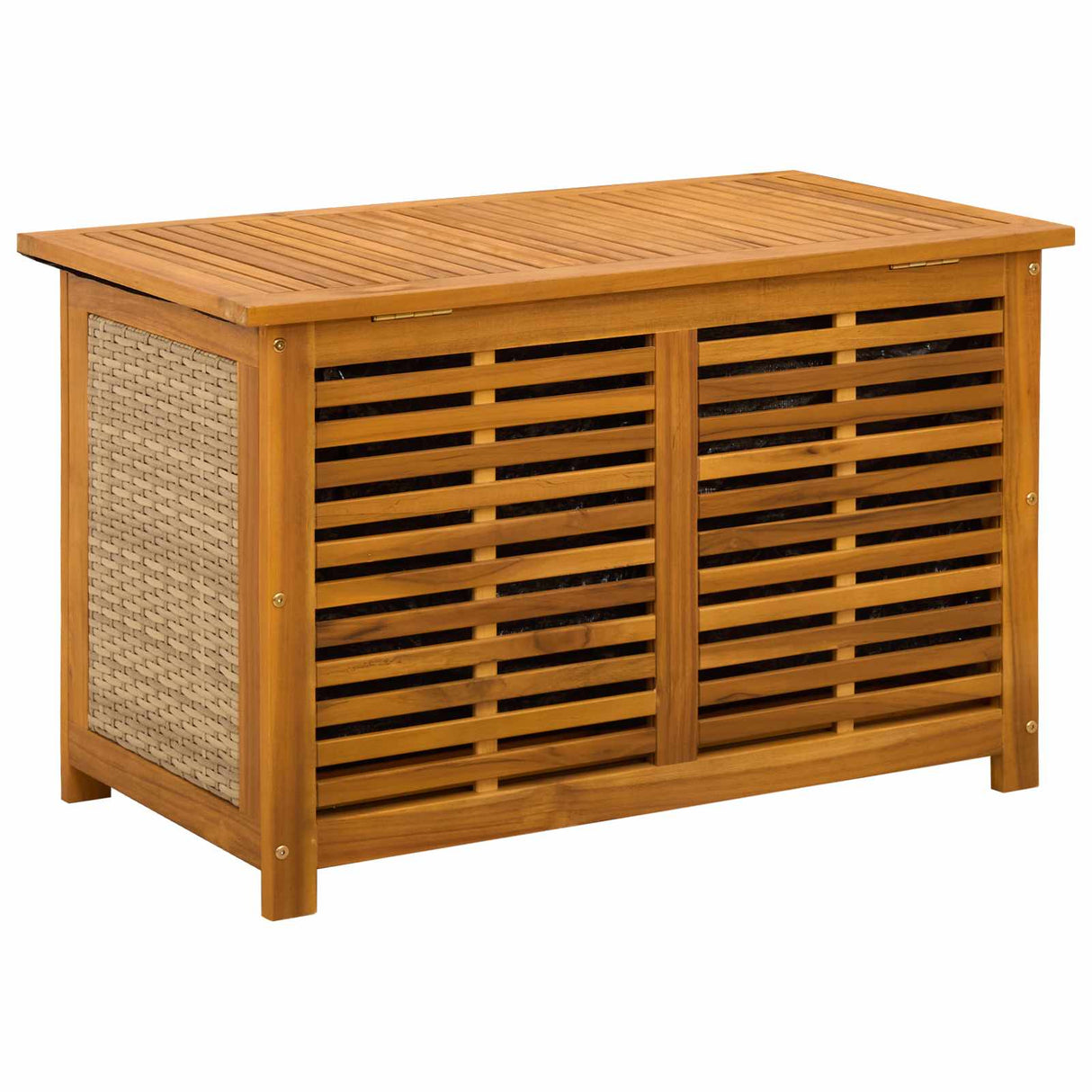 Garden Storage Box 141 L Solid Acacia Wood 90 x 50 x 56 cm