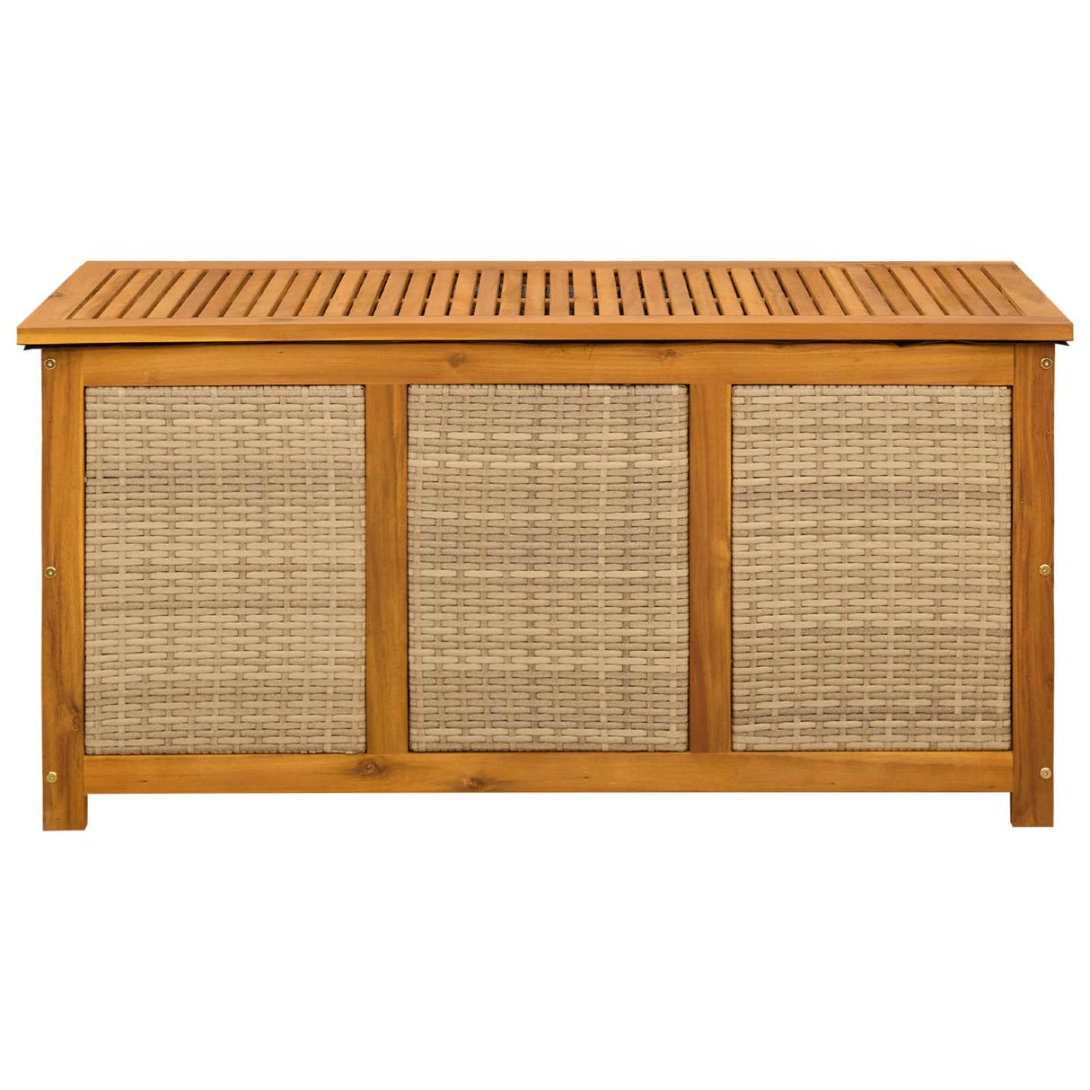 Garden Storage Box 185 L Solid Acacia Wood 113 x 50 x 56 cm