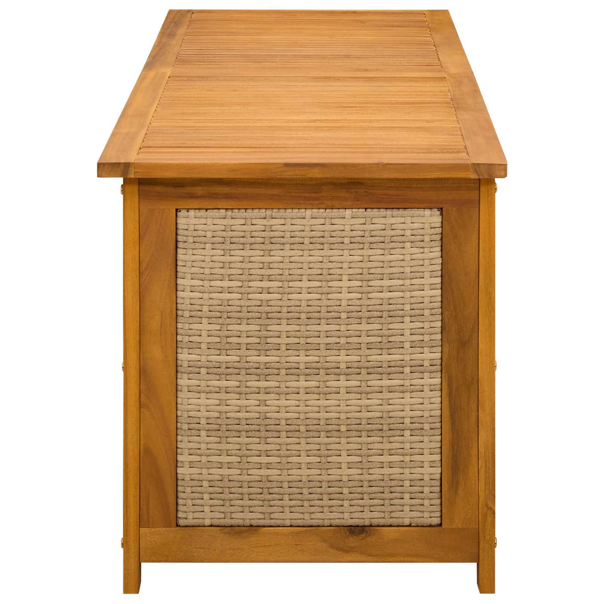 Garden Storage Box 185 L Solid Acacia Wood 150 x 50 x 56 cm