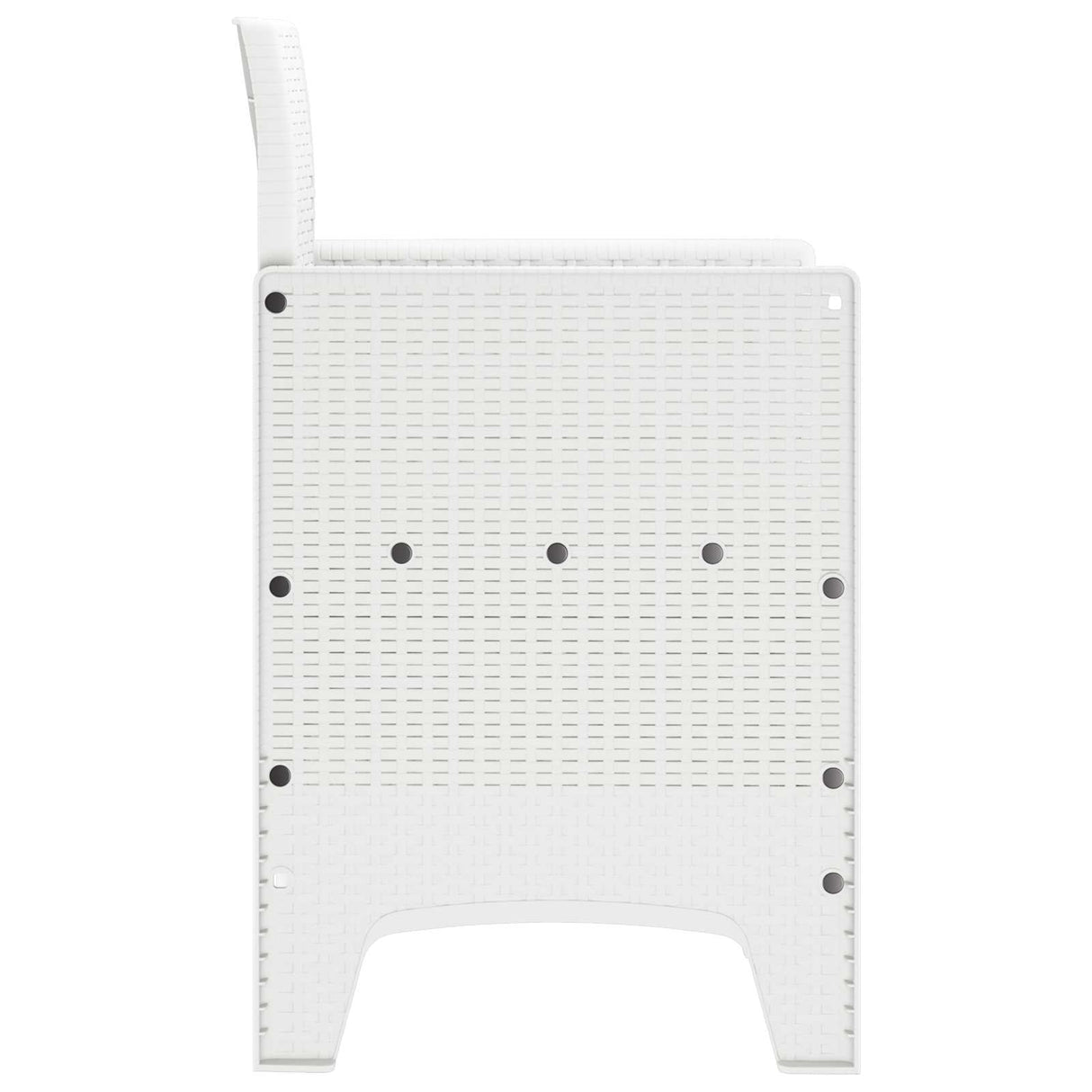 Garden Chair 2 pcs White 53 x 49 x 85 cm PP