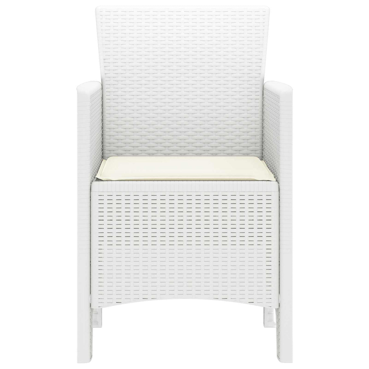 Garden Chair 4 pcs White 53 x 49 x 85 cm PP