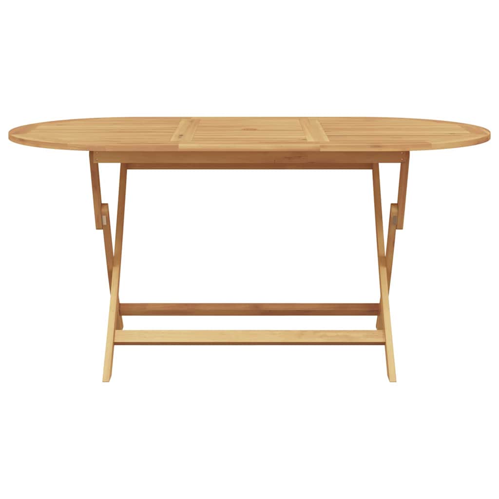 Garden Dining Set 5 pcs Brown Solid teak wood