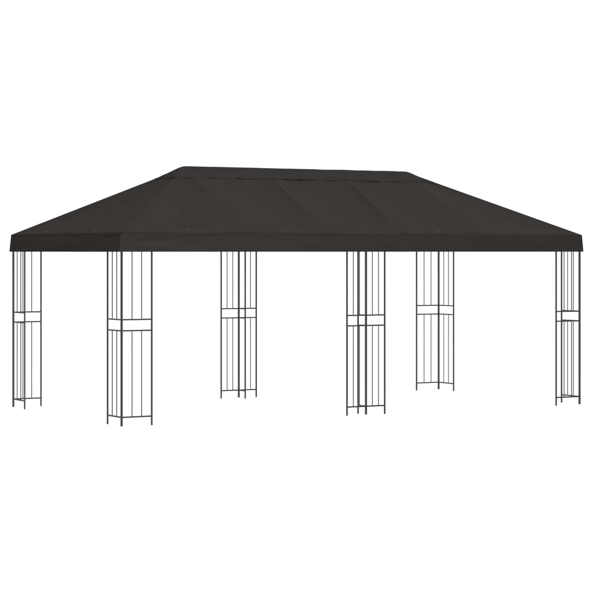 Garden Gazebo 6 x 3 m Anthracite Polyester and Steel 190 gsm