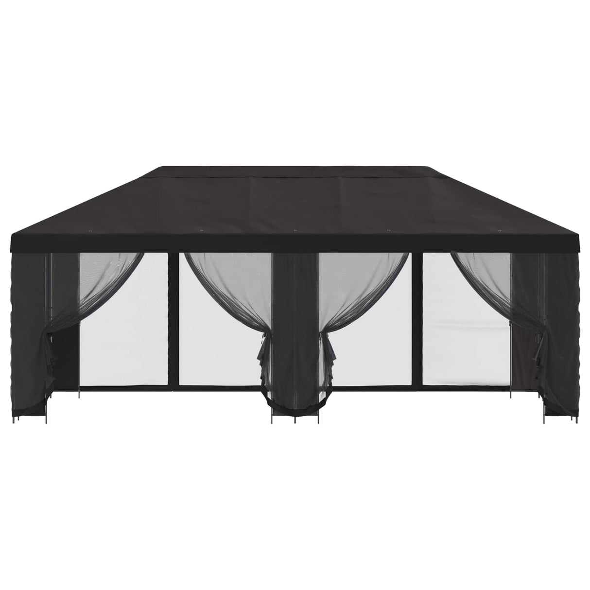 Gazebo with Sidewalls 6 x 3 m Anthracite Polyester and Steel
