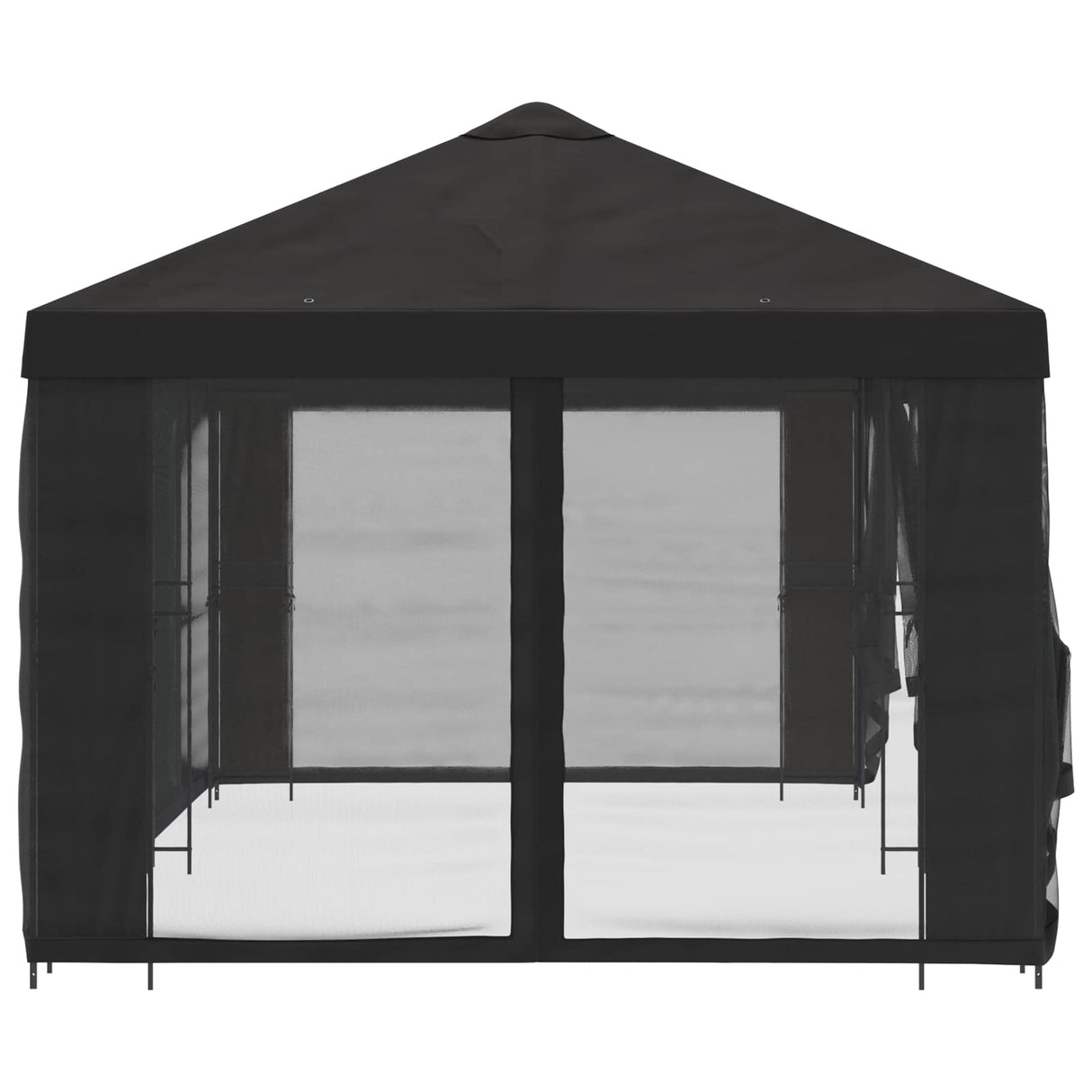 Gazebo with Sidewalls 6 x 3 m Anthracite Polyester and Steel