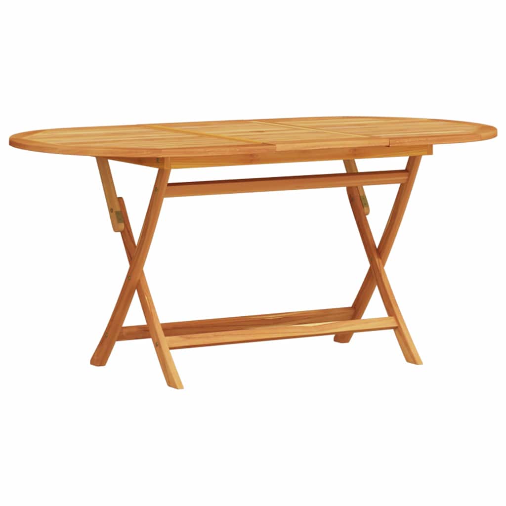 Garden Dining Set Folding 7 pcs Brown Solid acacia wood