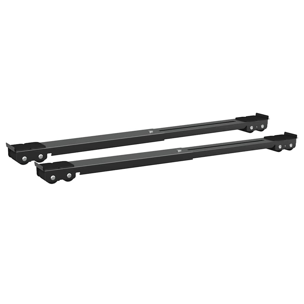 Washing Machine Base Manual 2 pcs Black 72 x 5 x 4,5 cm