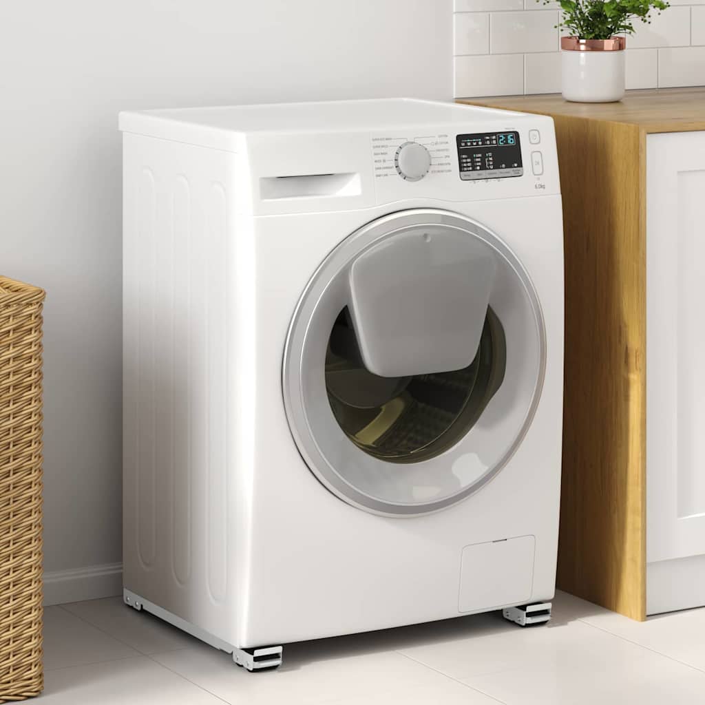 Washing Machine Base Manual 2 pcs Silver 72 x 5 x 4,5 cm