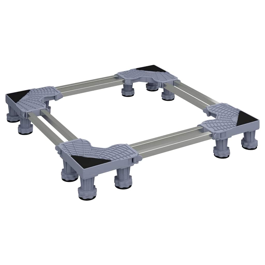 Washing Machine Base Grey 67 x 67 x 12 cm Stainless Steel