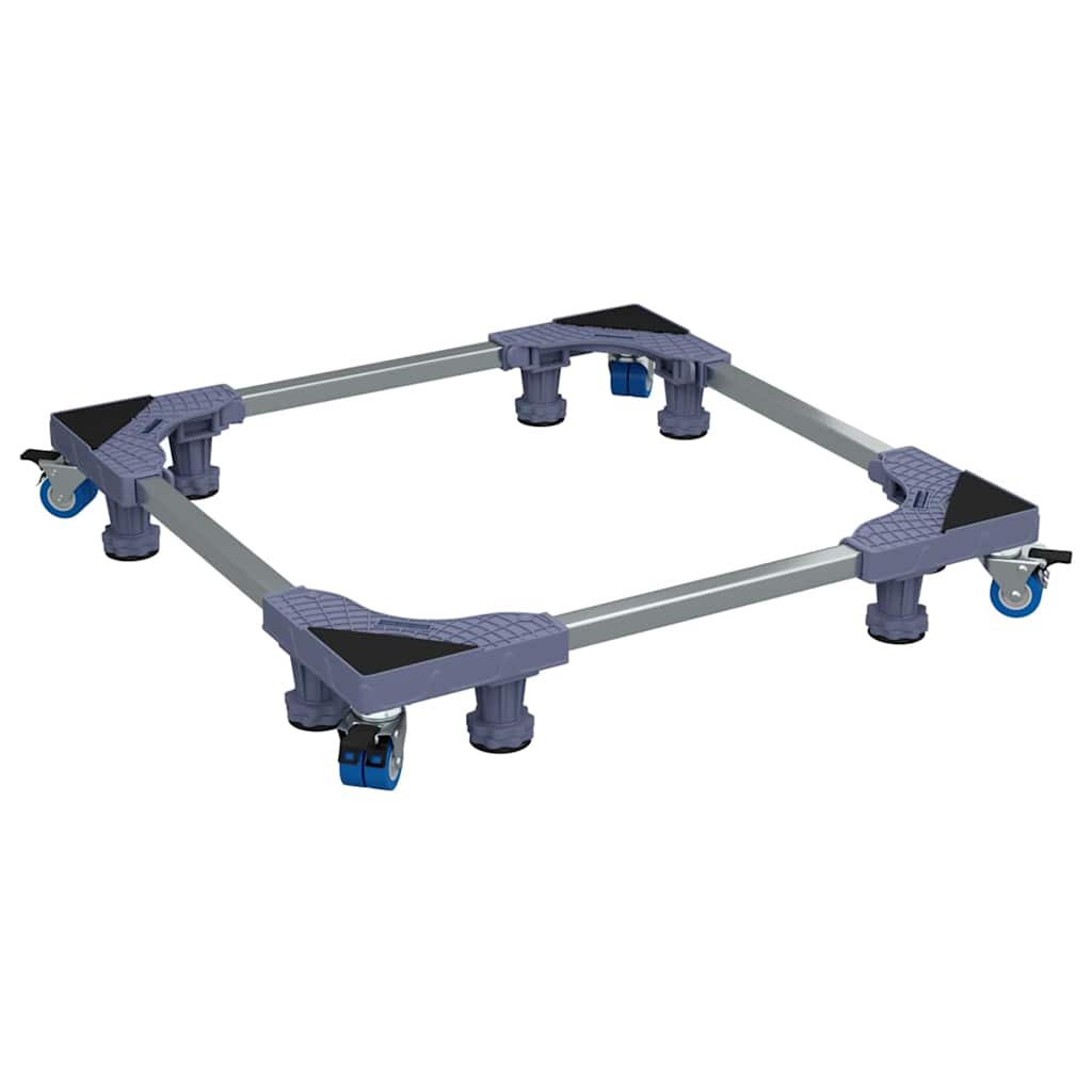 Washing Machine Base Grey 66 x 66 x 12 cm Stainless Steel