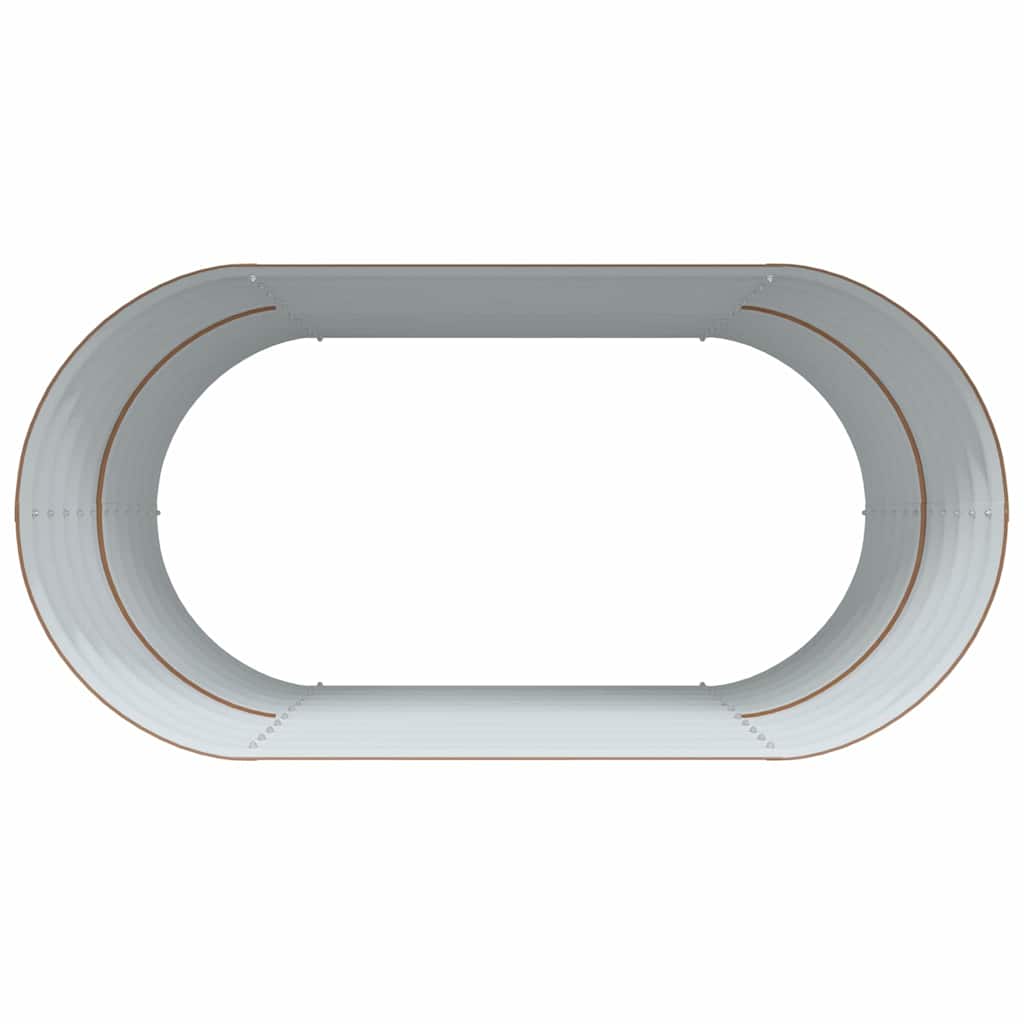 Garden Raised Bed Brown 160 x 80 x 81 cm Steel