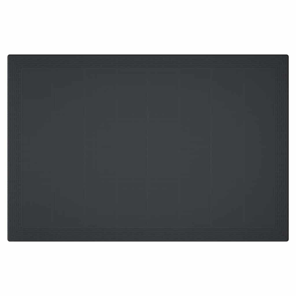 Garden Table Anthracite 150 x 100 x 73 cm Poly Rattan