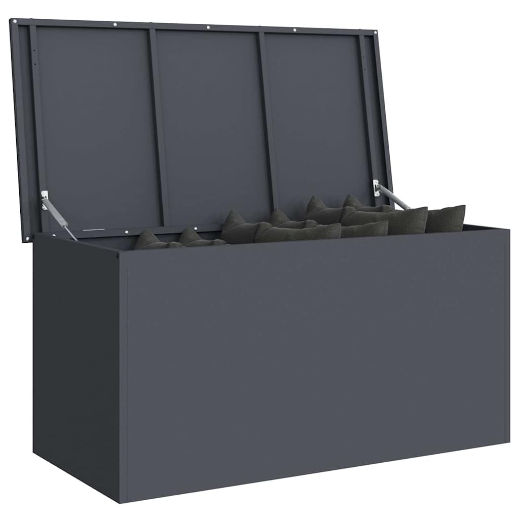 Garden Storage Cushion Box Steel 100 x 50,5 x 50 cm 220