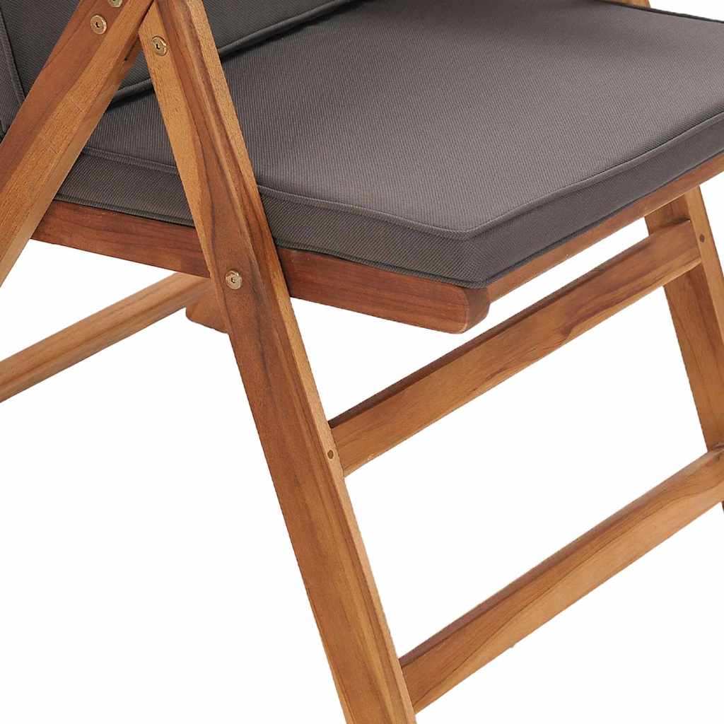 Garden Chair 8 pcs Brown 57 x 71.5 x 104cm Solid Teak wood