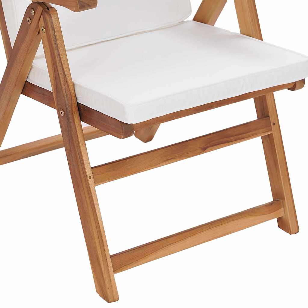 Garden Chair 6 pcs Brown 57 x 71.5 x 104cm Solid Teak wood