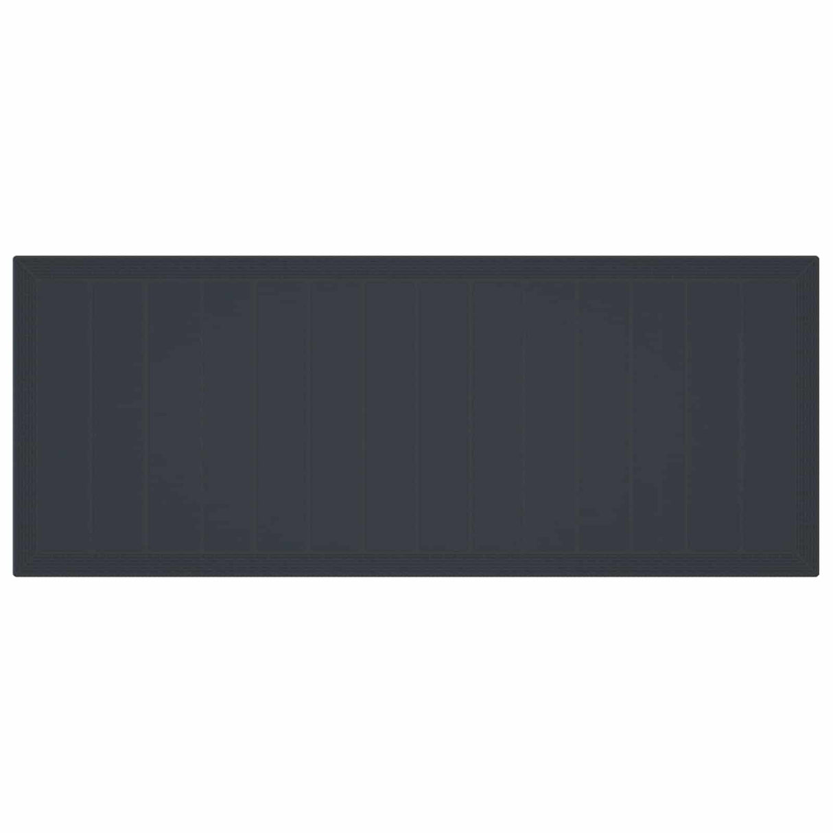 Garden Dining Set 11 pcs Anthracite Polypropylene