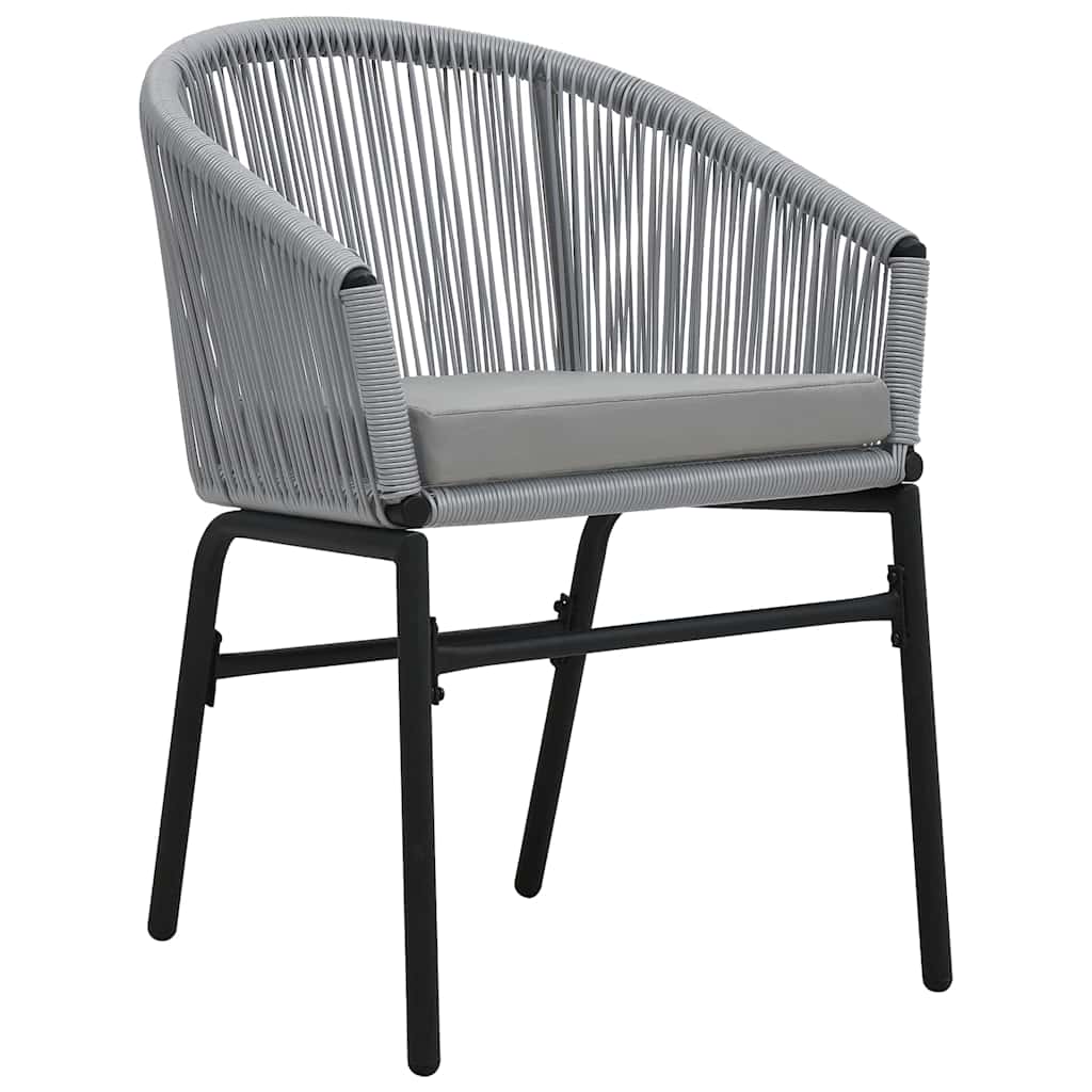 Garden Dining Set 7 pcs Anthracite Powder-Coated Steel