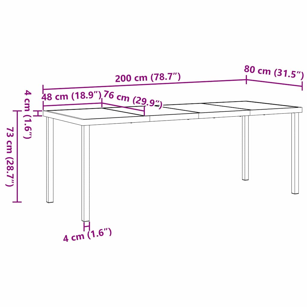 Garden Dining Set with Cushion 9 pcs Black Powder-Coated Steel