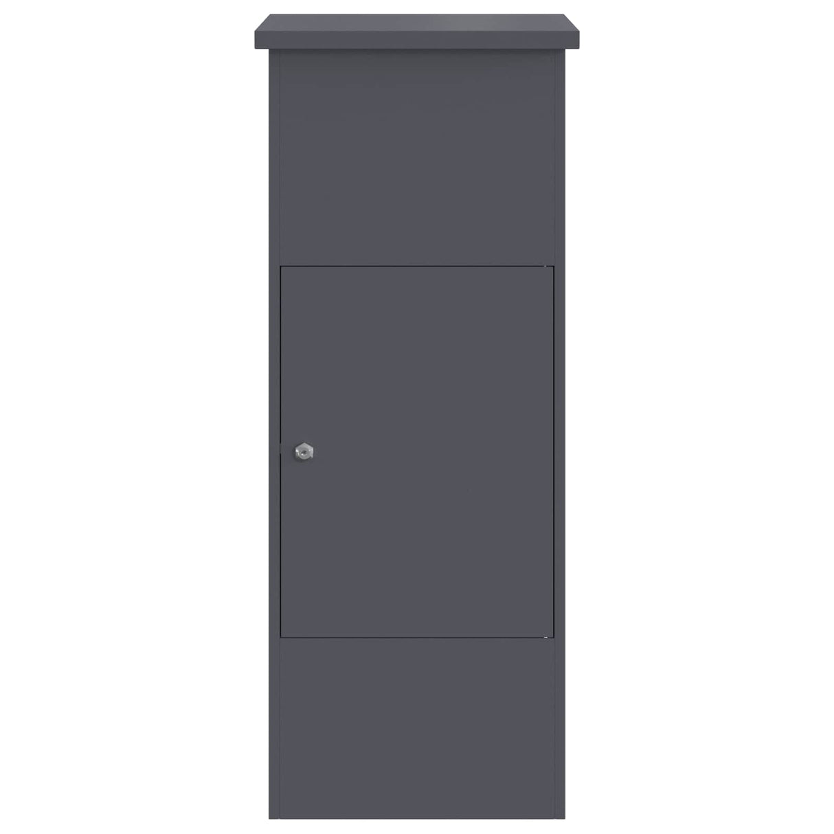 Parcel Drop Box with Door Anthracite 44,5 x 29 x 110,5 cm Steel