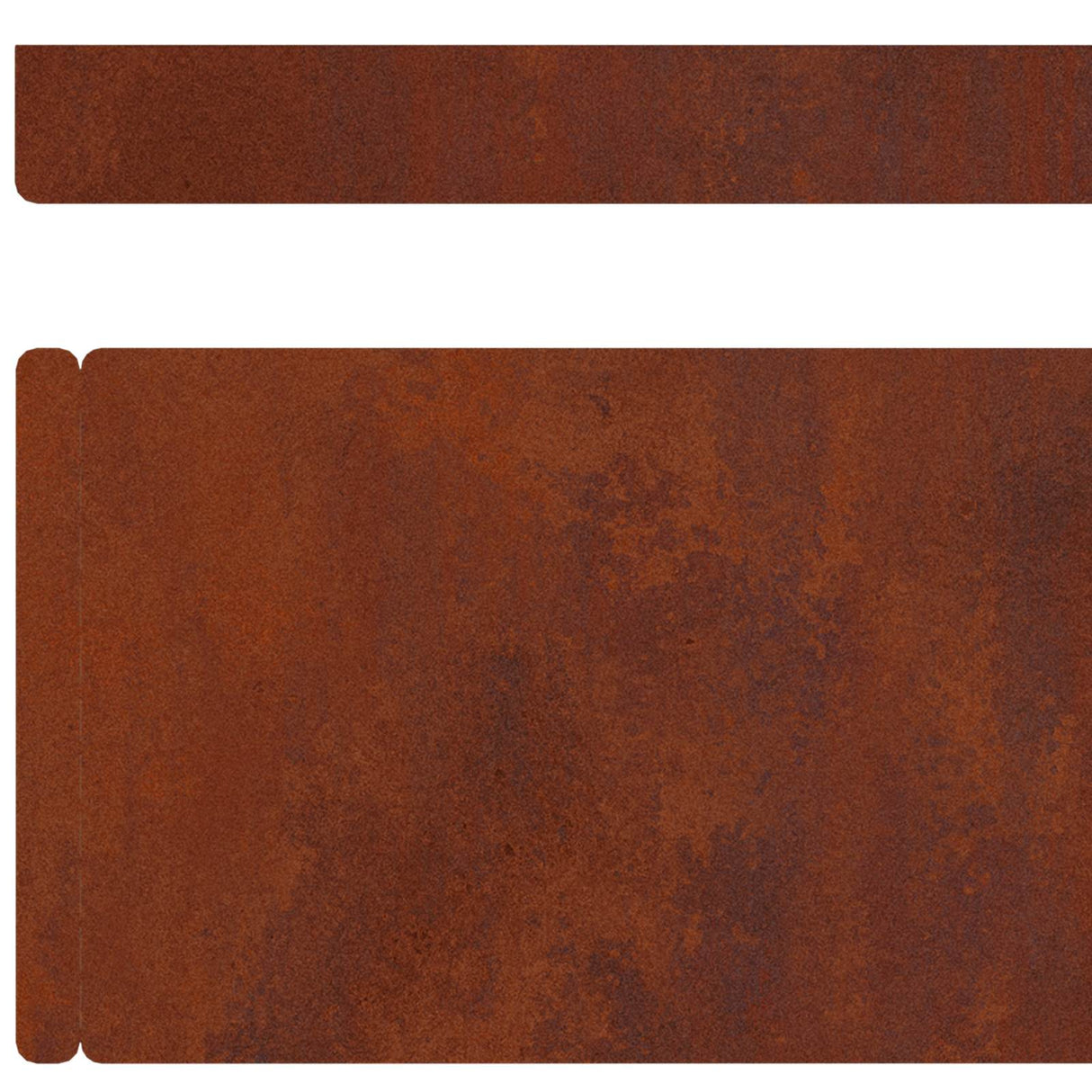 Lawn Edging Rusty 450 x 0.05 x 10 cm Weathering Steel
