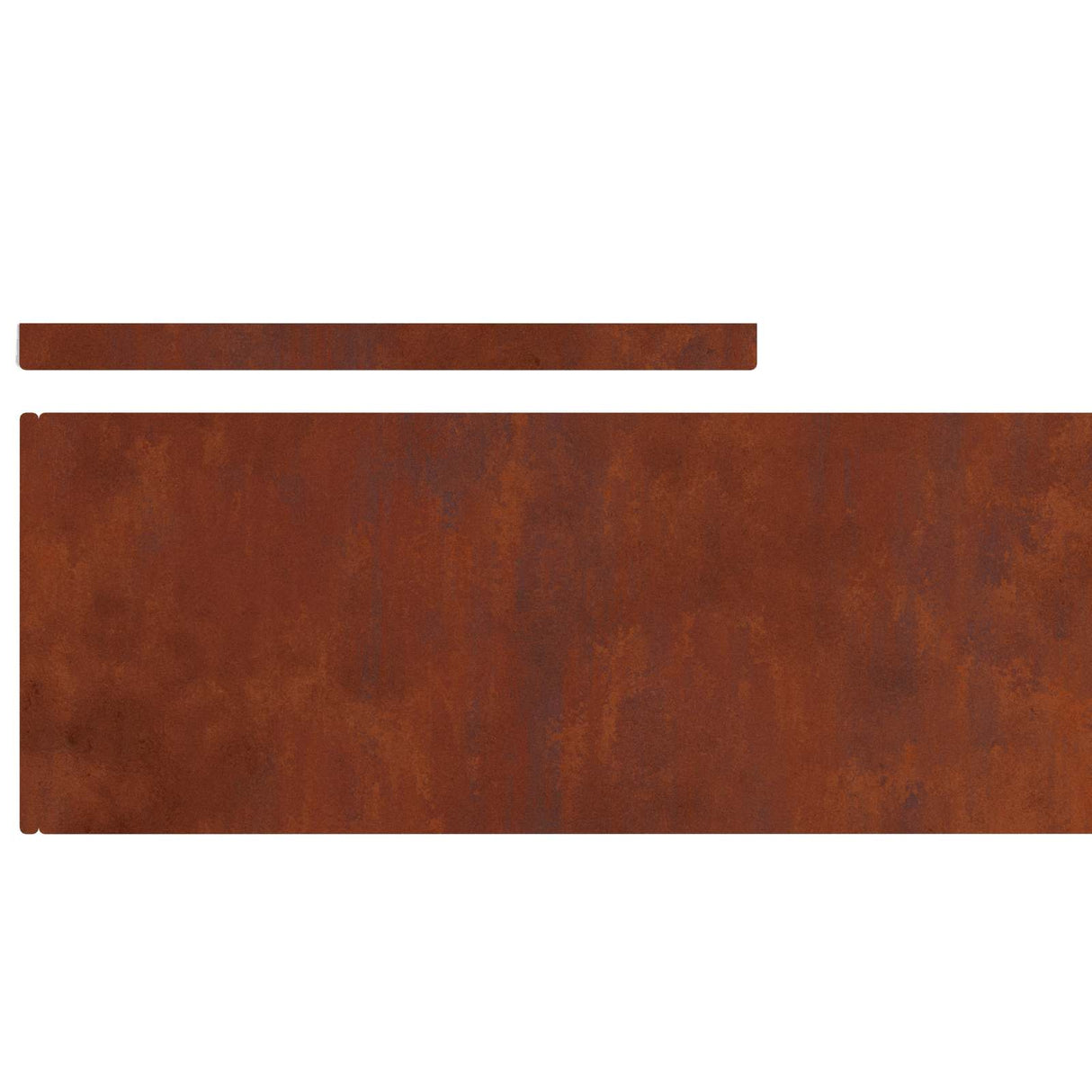 Lawn Edging Rusty 450 x 0.05 x 20 cm Weathering Steel