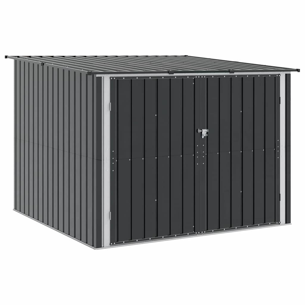 Bike Shed 3 pcs Anthracite 216 x 207 x 158 cm Metal
