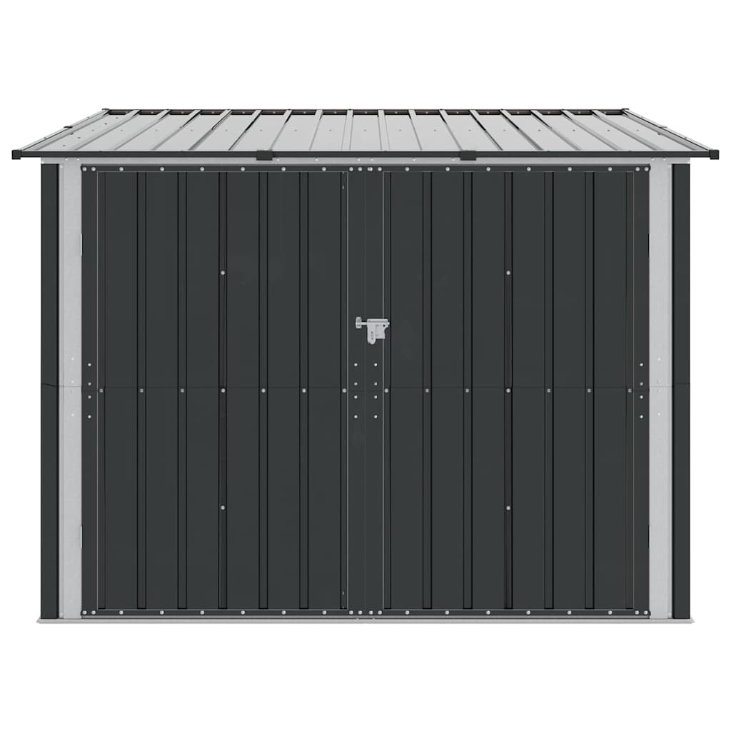 Bike Shed 3 pcs Anthracite 216 x 207 x 158 cm Metal