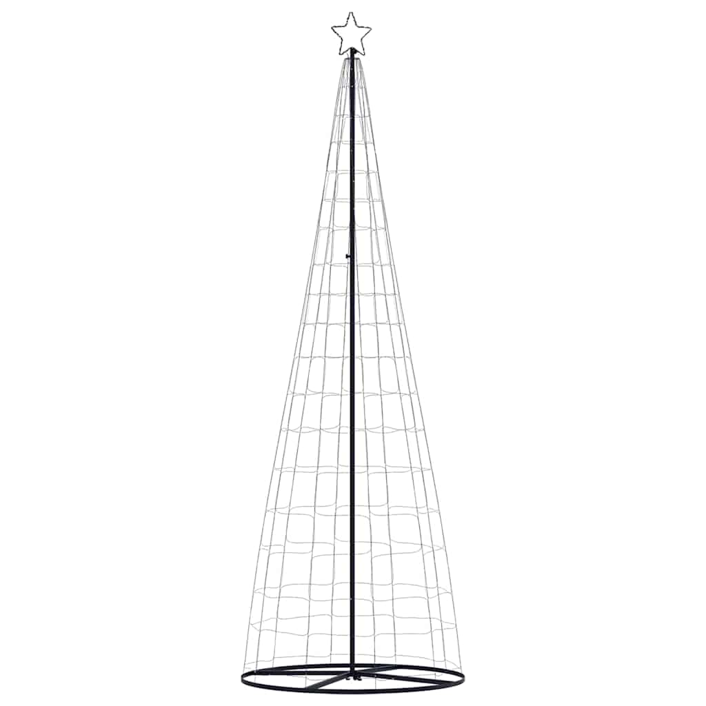 LED Christmas Tree Warm White 100.5 x 100.5 x 304 cm Iron