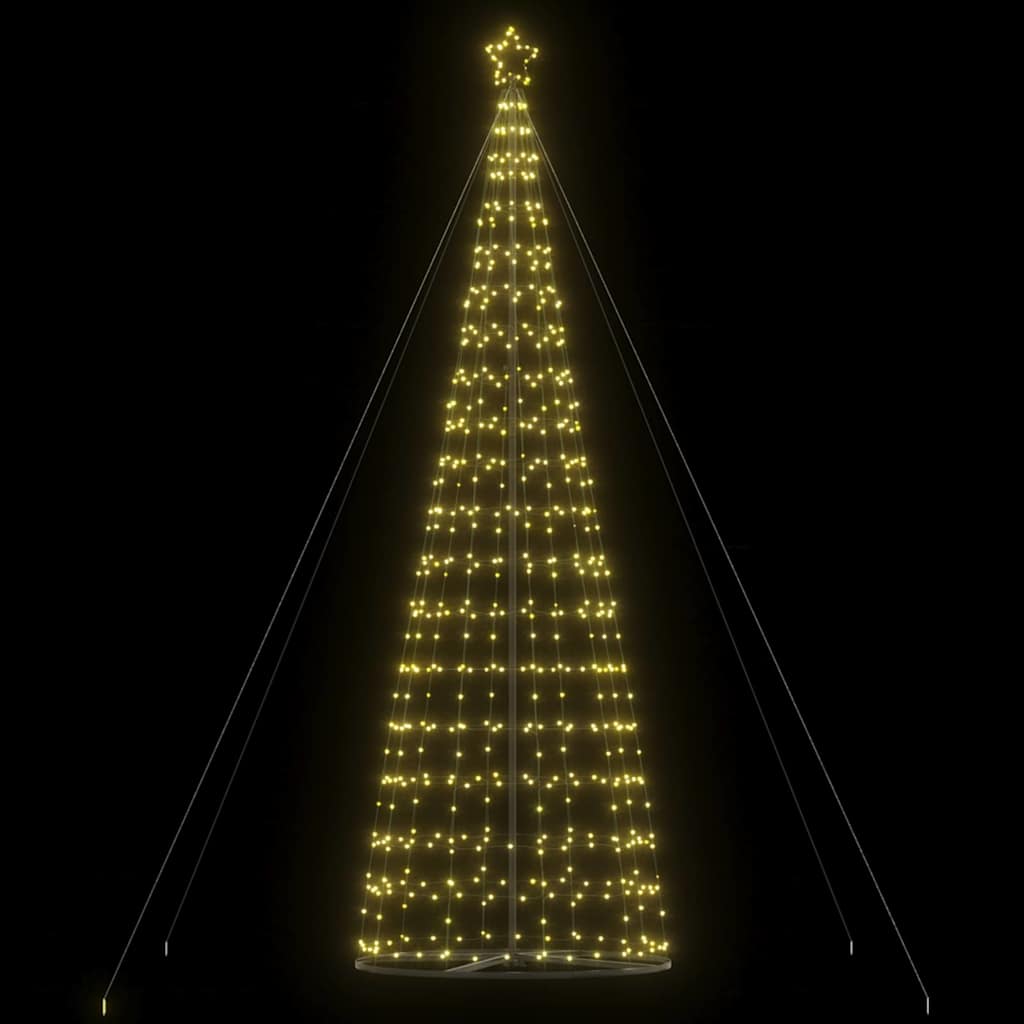 LED Christmas Tree Warm White 160 x 160 x 503 cm Iron