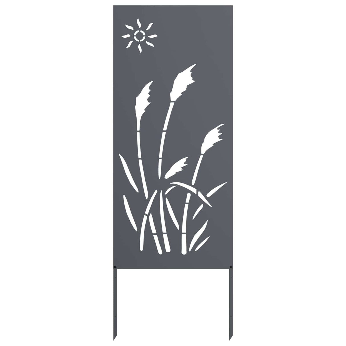 Garden Privacy Screen Anthracite 50 x 140 cm Cold-rolled steel