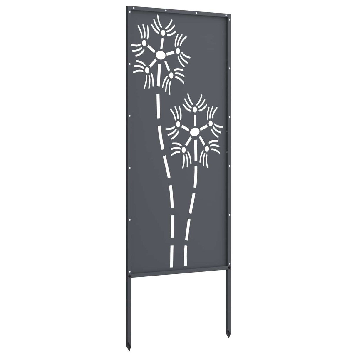 Garden Privacy Screen Anthracite 50 x 140 cm Cold-rolled steel