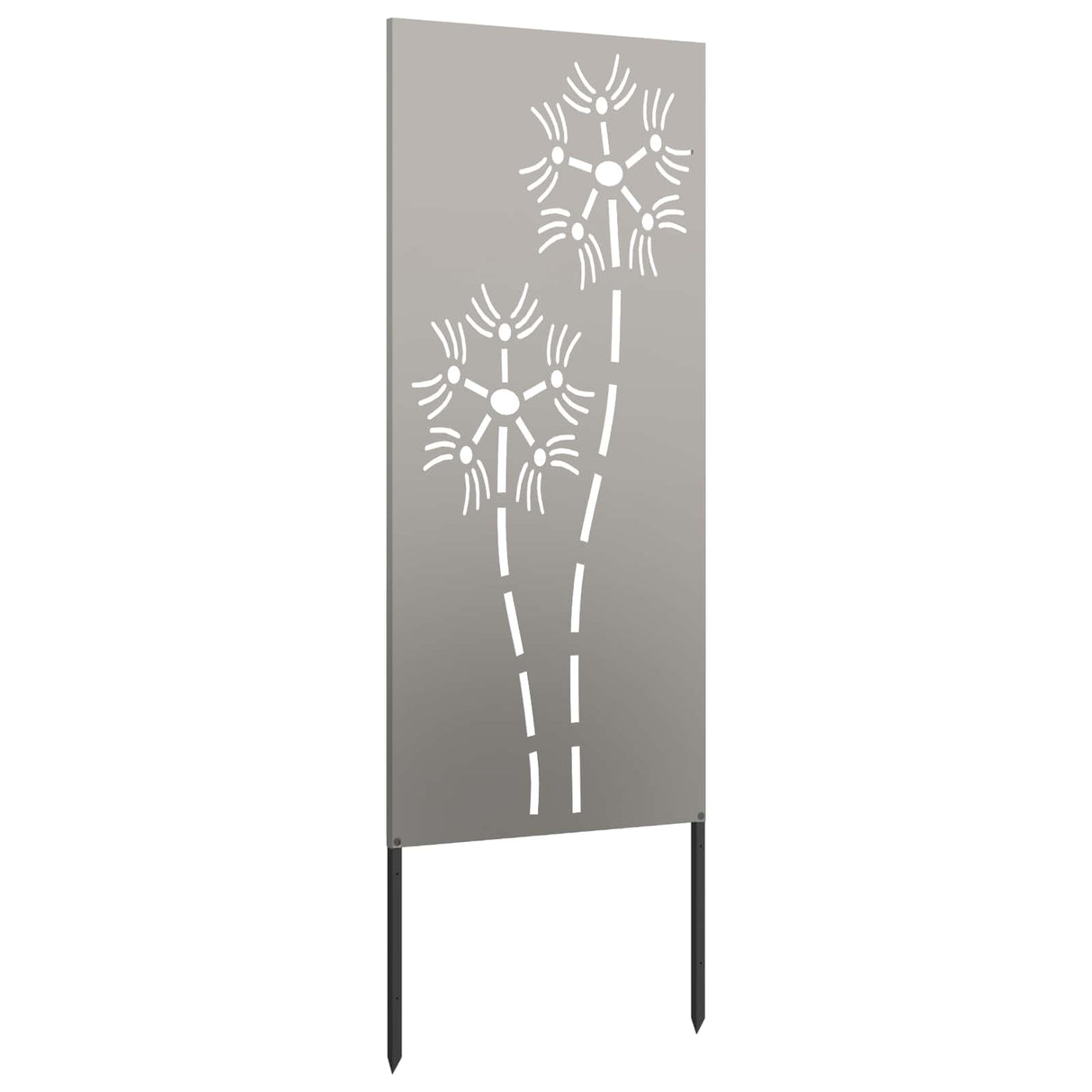 Garden Privacy Screen Rusty 50 x 140 cm Weathering Steel
