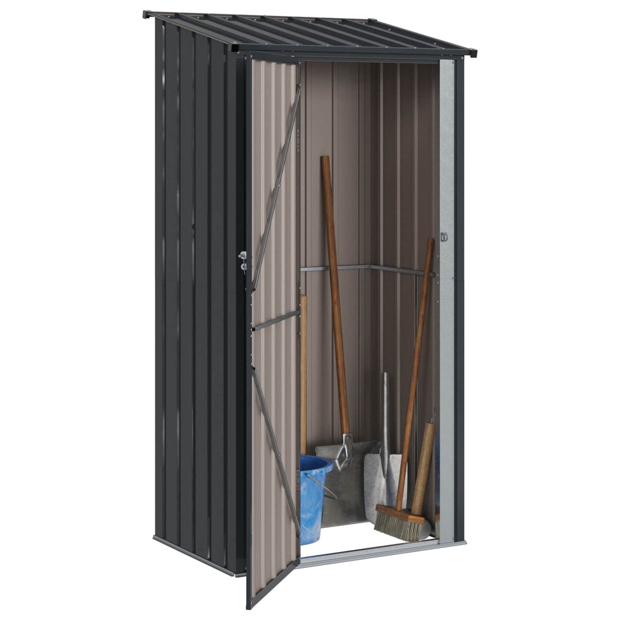 Garden Sheds Anthracite 103 x 74 x 200 cm Metal