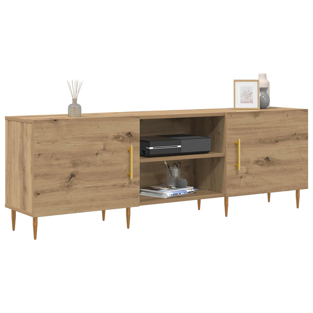 TV Cabinet 150 x 30 x 50 cm Artisan oak Engineered wood