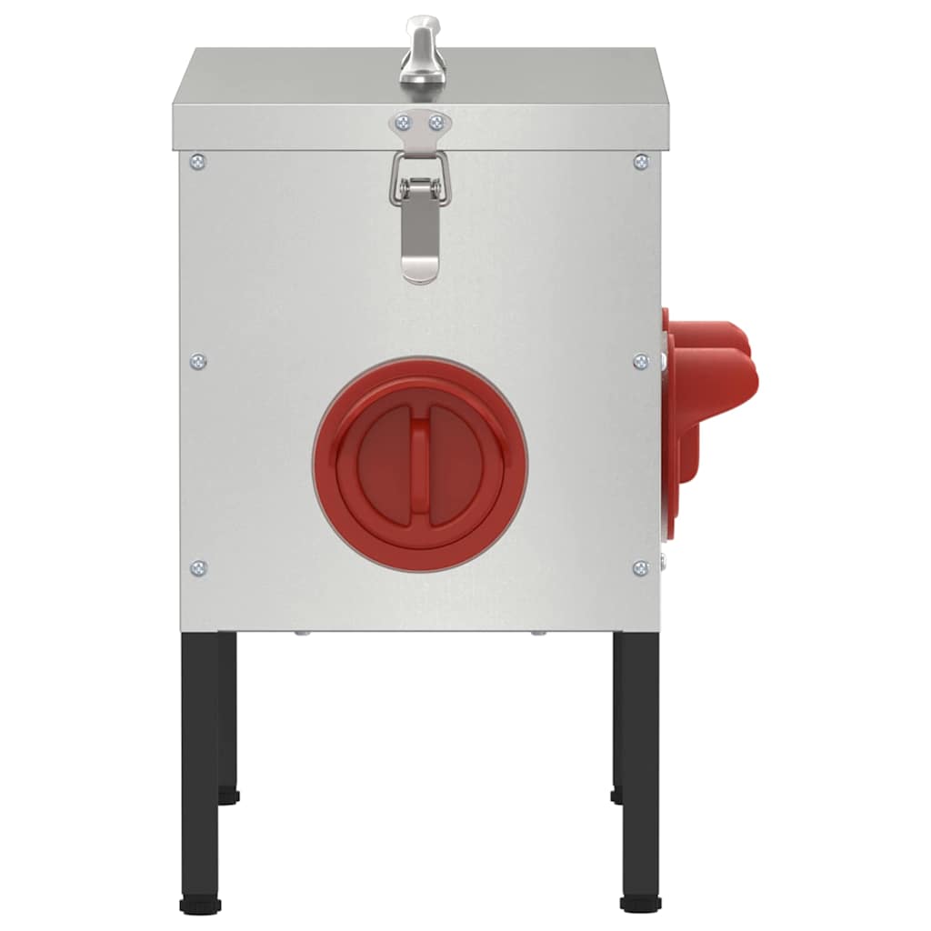 Chicken Feeder Silver 42 x 20.5 x 33 cm 15 kg Galvanised Steel