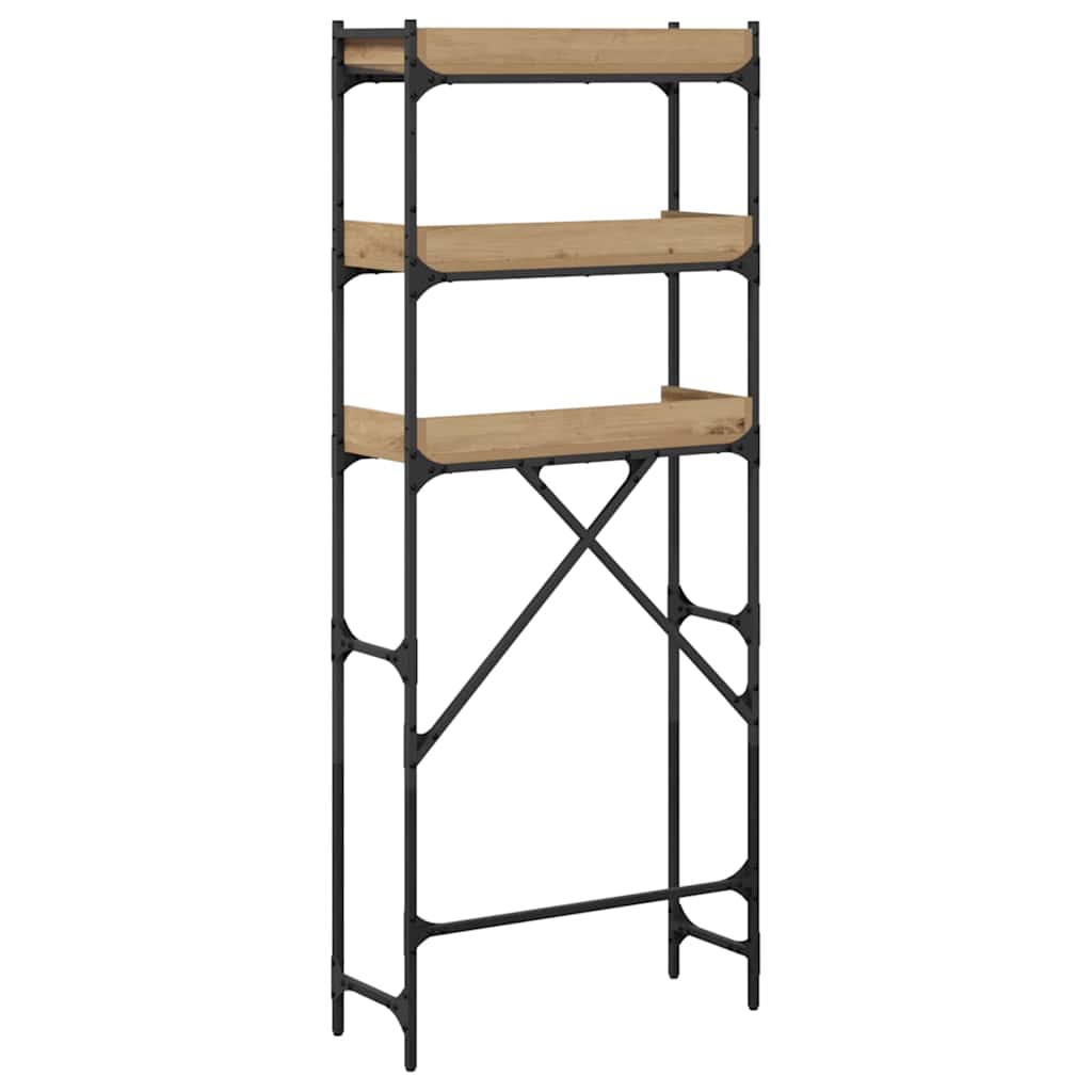 Washing Machine Shelf 67 x 25 x 163 cm Engineered wood