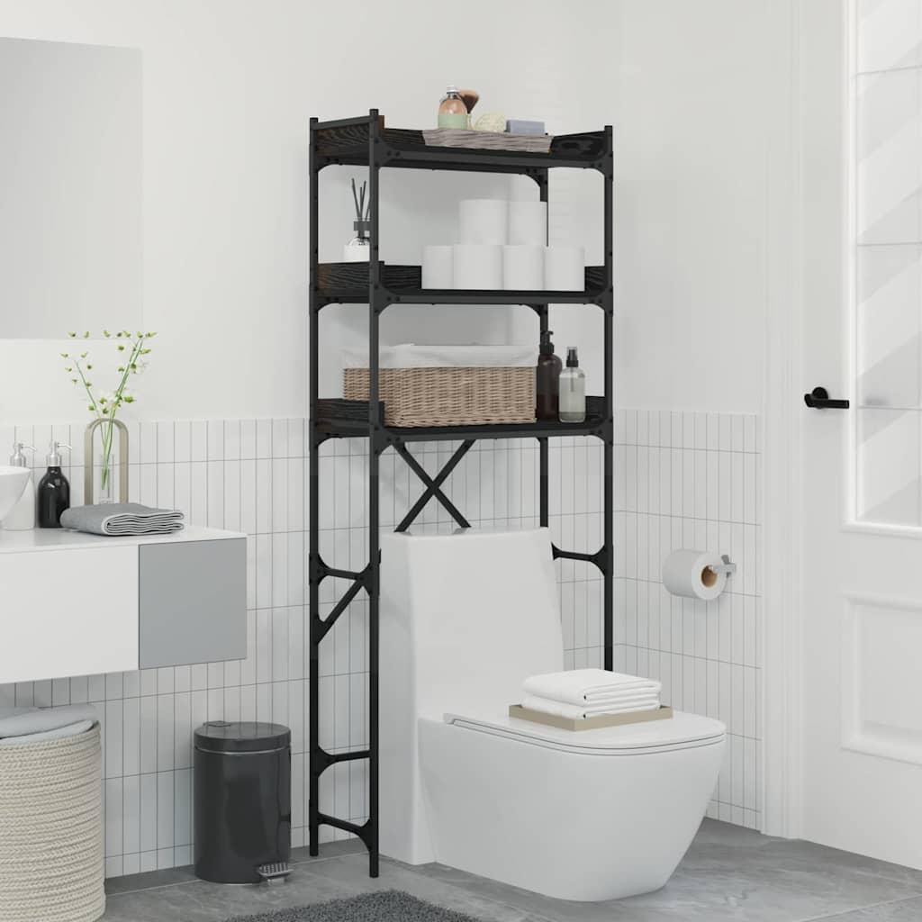 Washing Machine Shelf 67 x 25 x 163 cm Engineered wood