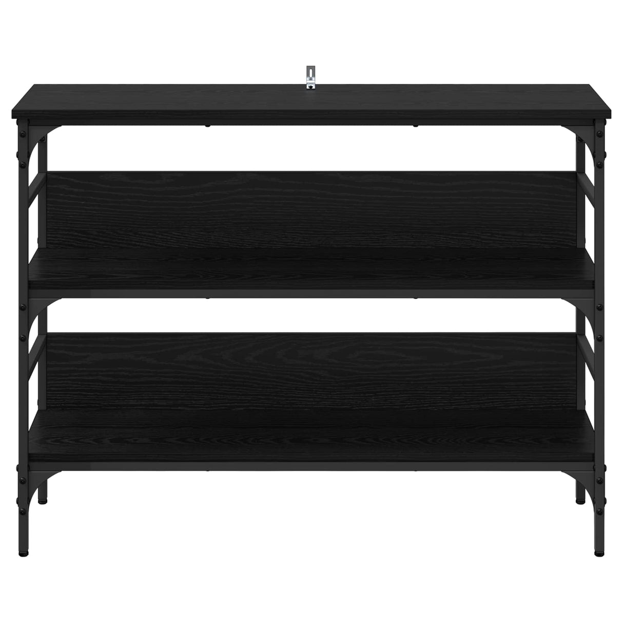 Console Table Black oak 100 x 32 x 75 cm Engineered wood
