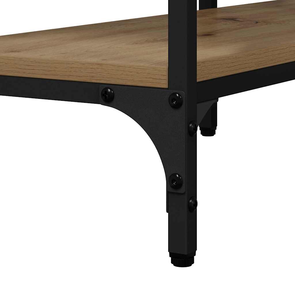 Console Table Artisan oak 160 x 29 x 80 cm Engineered wood