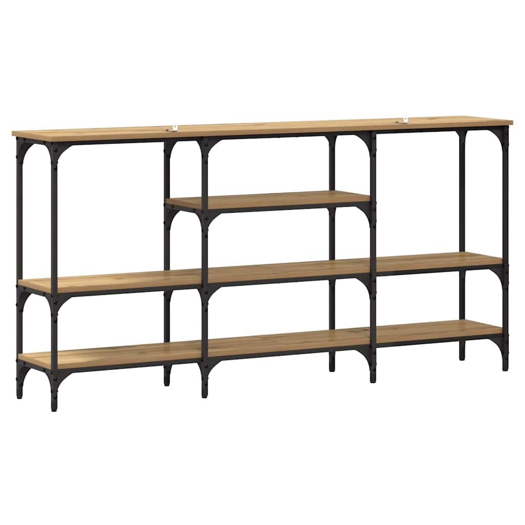 Console Table Artisan oak 160 x 29 x 80 cm Engineered wood