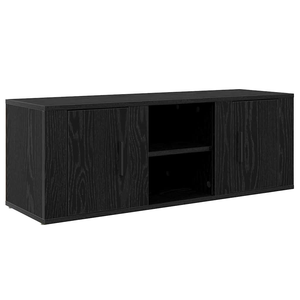 TV Cabinet 100 x 31,5 x 35 cm Black Oak Engineered Wood
