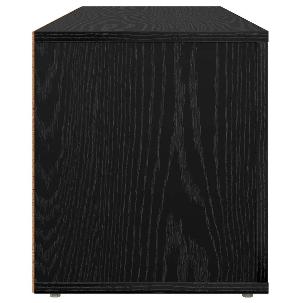 TV Cabinet 100 x 31,5 x 35 cm Black Oak Engineered Wood