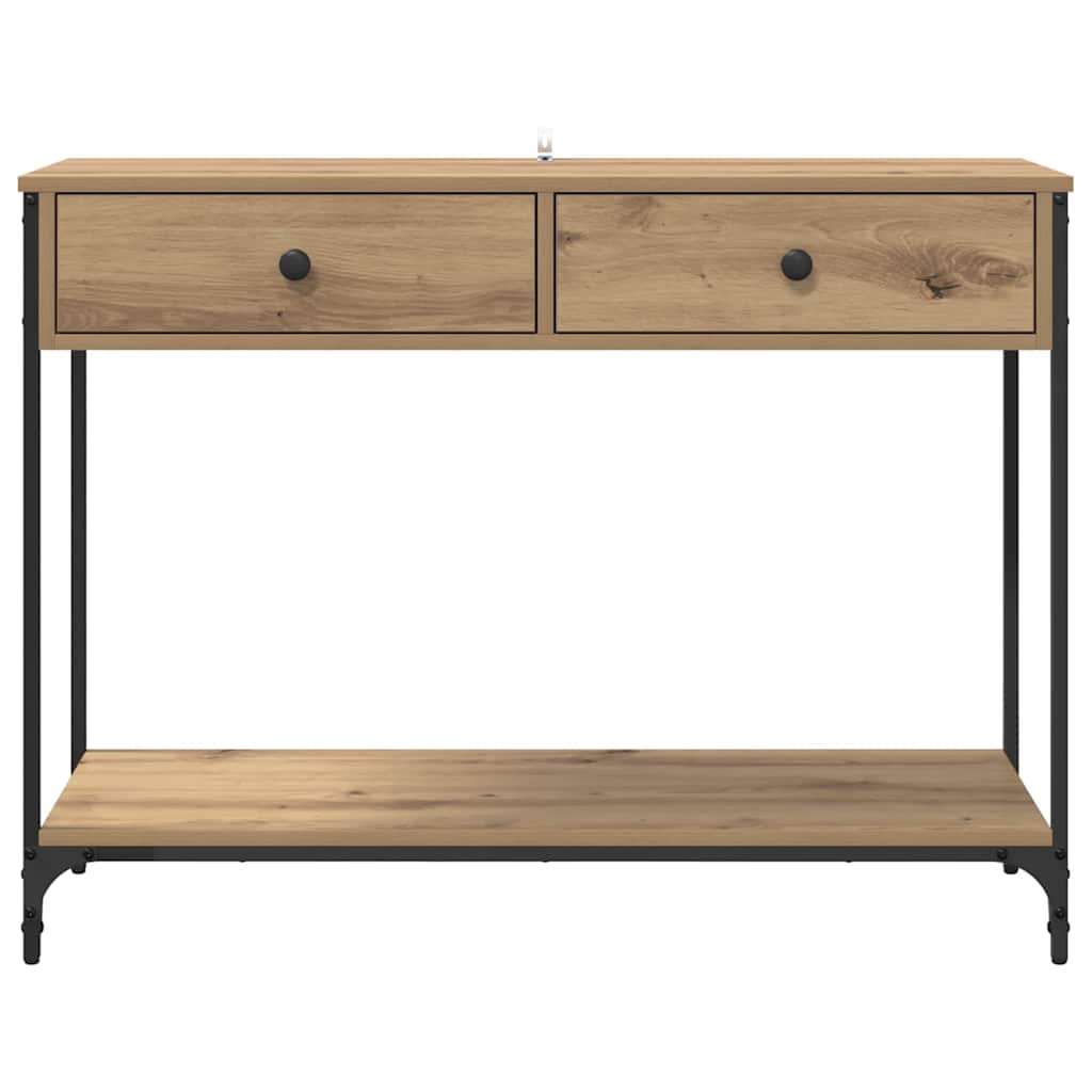 Console Table Artisan Oak 100 x 34,5 x 75 cm Engineered Wood