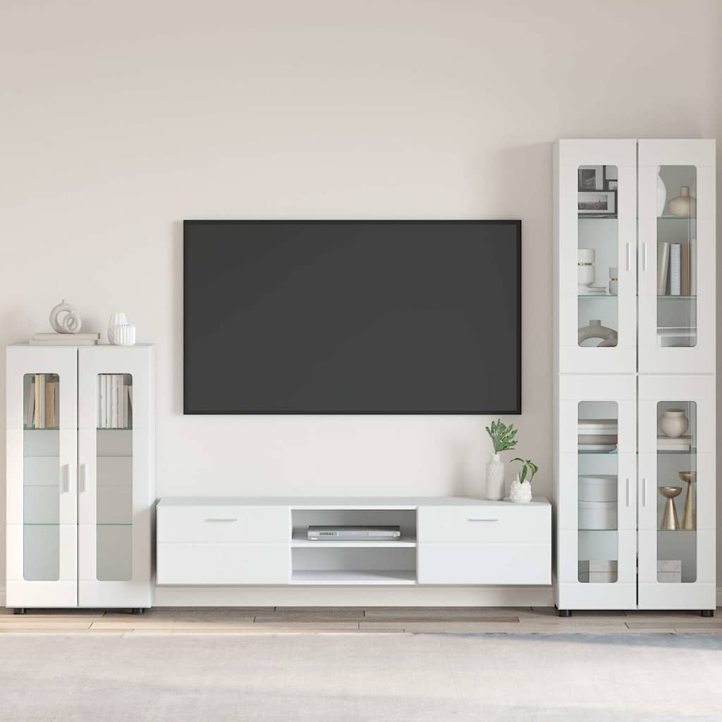 Sideboard FLORIN 55,5 x 29 x 100 cm White Engineered Wood