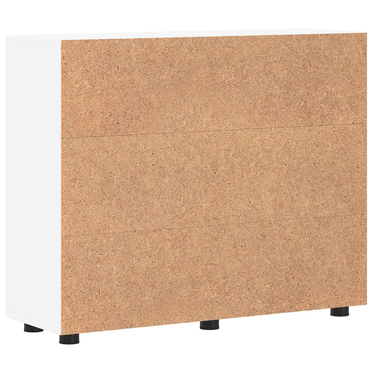 Wooden Cabinet White Engineered Wood