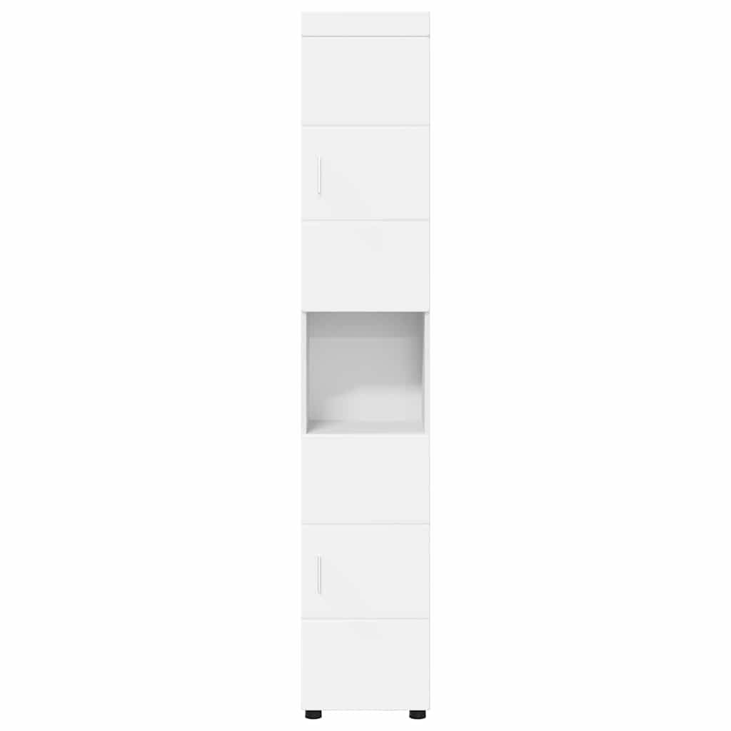 Bathroom Cabinet Set TULUM White 37 x 31,5 x 203 cm