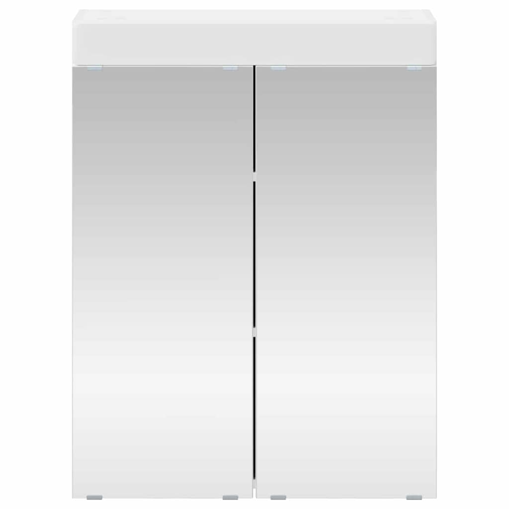 Bathroom Mirror Cabinet TULUM White 60 x 16,5 x 78 cm